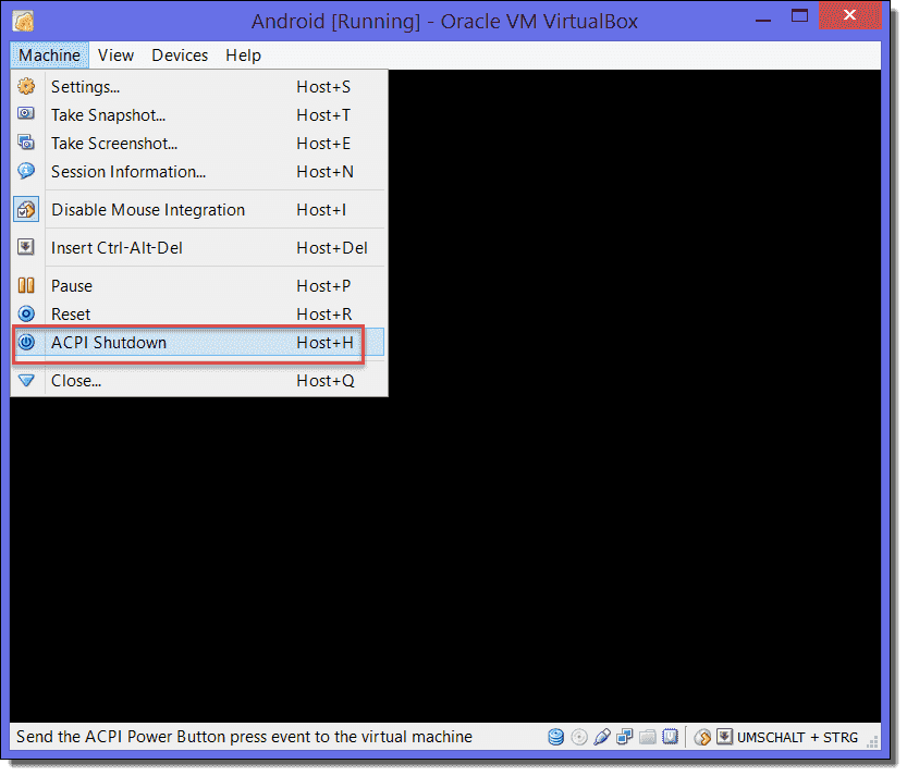 Android on VirtualBox configuration 4sysops