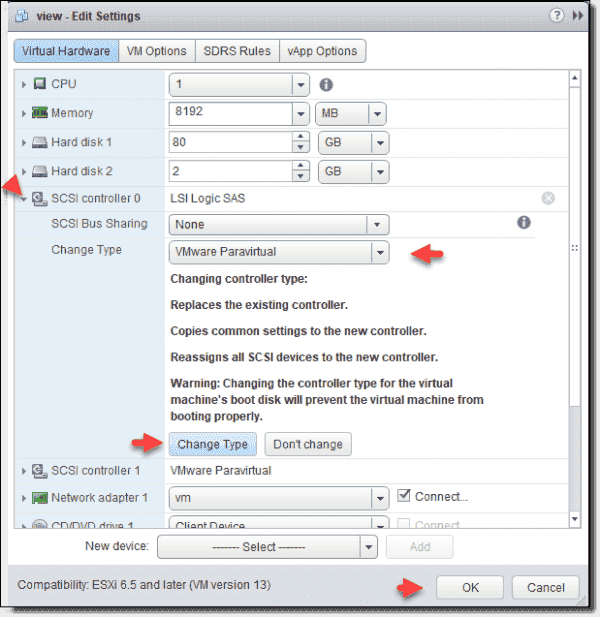 Windows Server 2016 VM with a VMware Paravirtual SCSI controller 4sysops