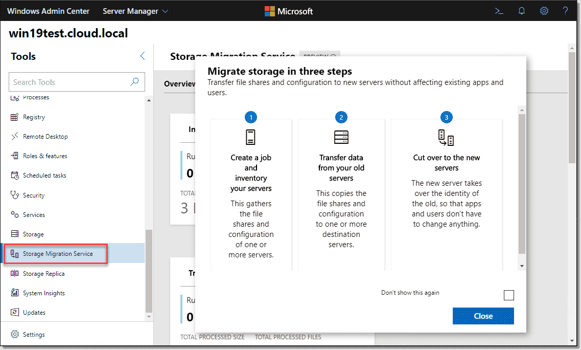 Windows Server 2019 Storage Migration Service 4sysops