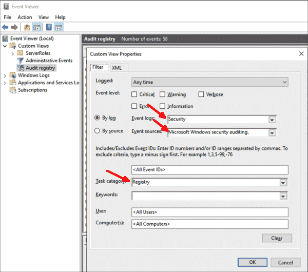 Audit changes in the Windows registry 4sysops
