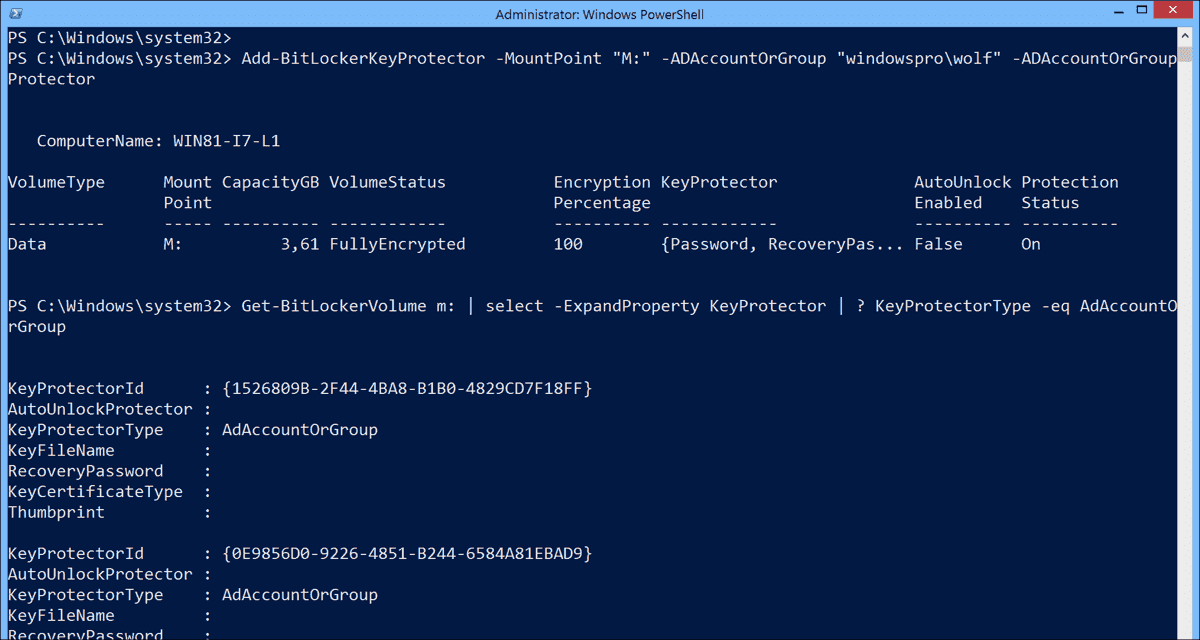 Unlock BitLockerencrypted drives with autounlock or SID protector 4sysops
