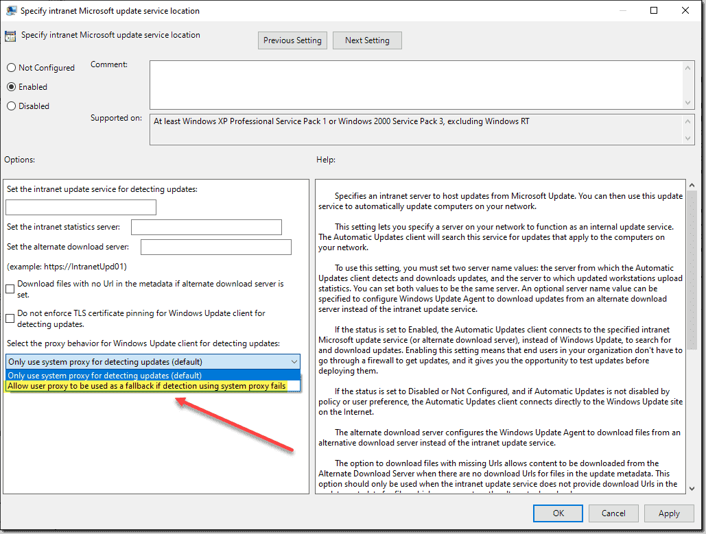 How to allow windows update through firewall mozalien