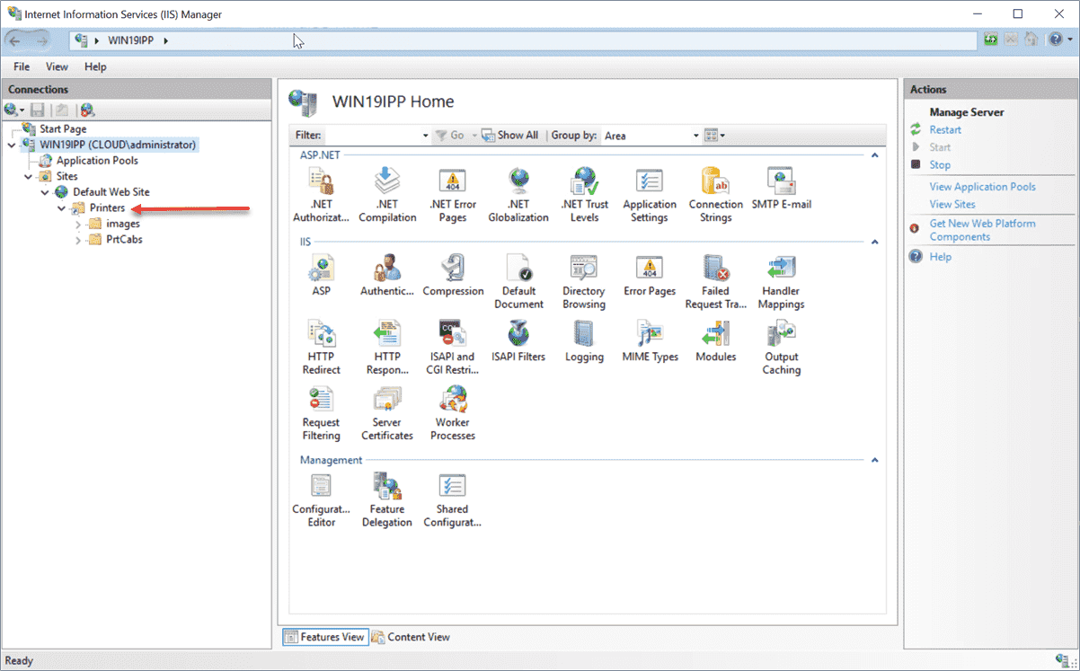 Share office printers with remote workers using Windows