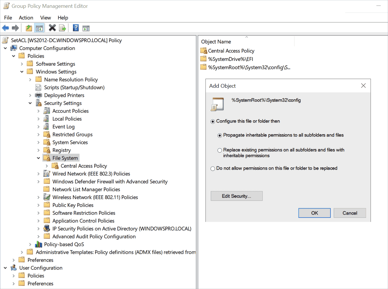 Assign NTFS permissions using Group Policy 4sysops