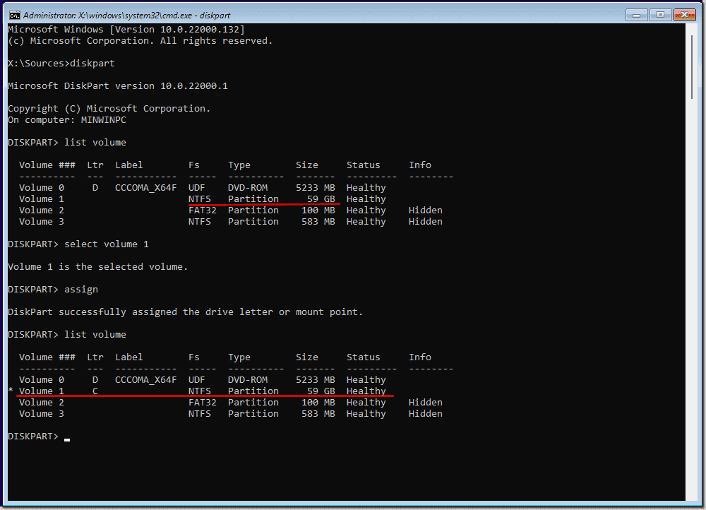 Reset a Windows 11 password and the Windows Server 2022 administrator