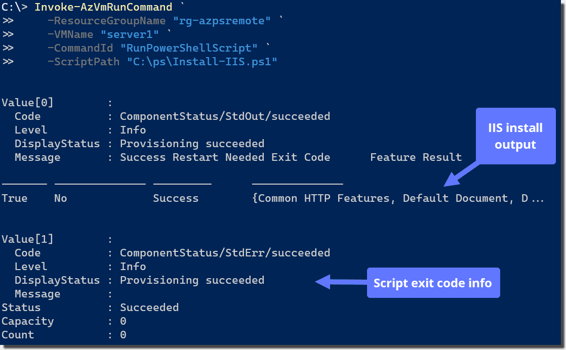 Running PowerShell scripts remotely on Azure virtual machines 4sysops