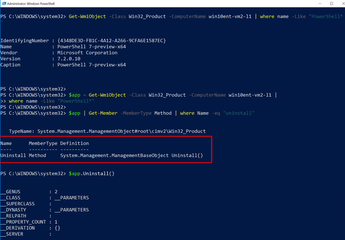Uninstall programs (remotely) with PowerShell 4sysops