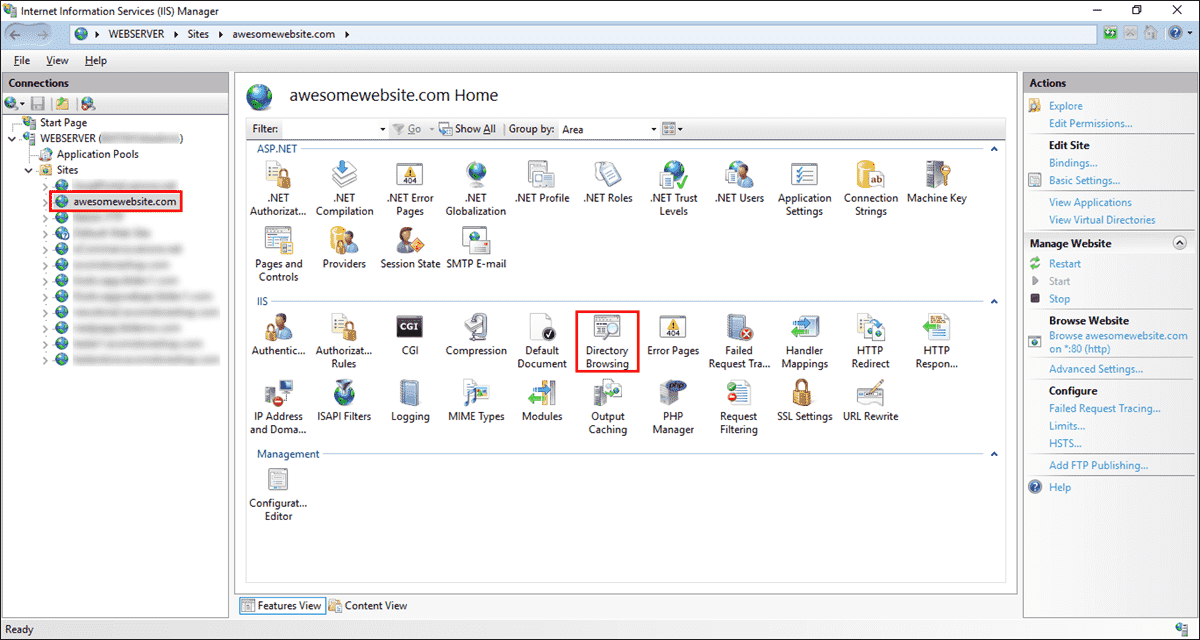 Troubleshoot HTTP Error 403.14 Forbidden in IIS 4sysops