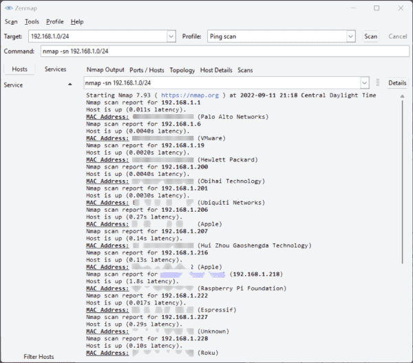 Free network IP scanners 4sysops