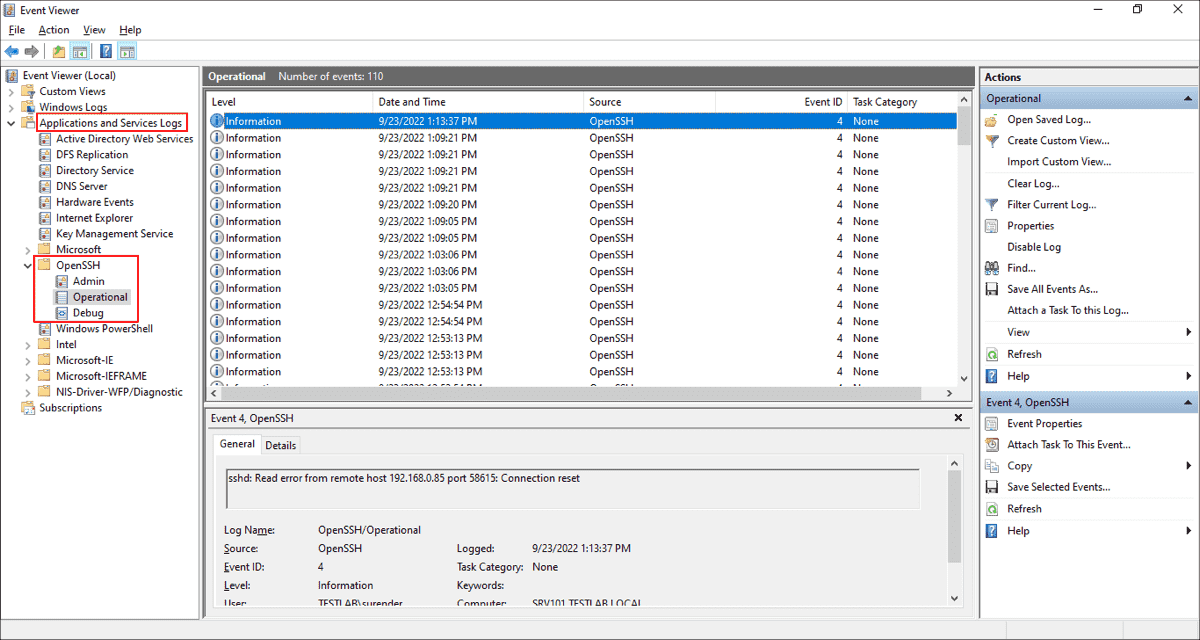 Configure an SFTP server on Windows 4sysops