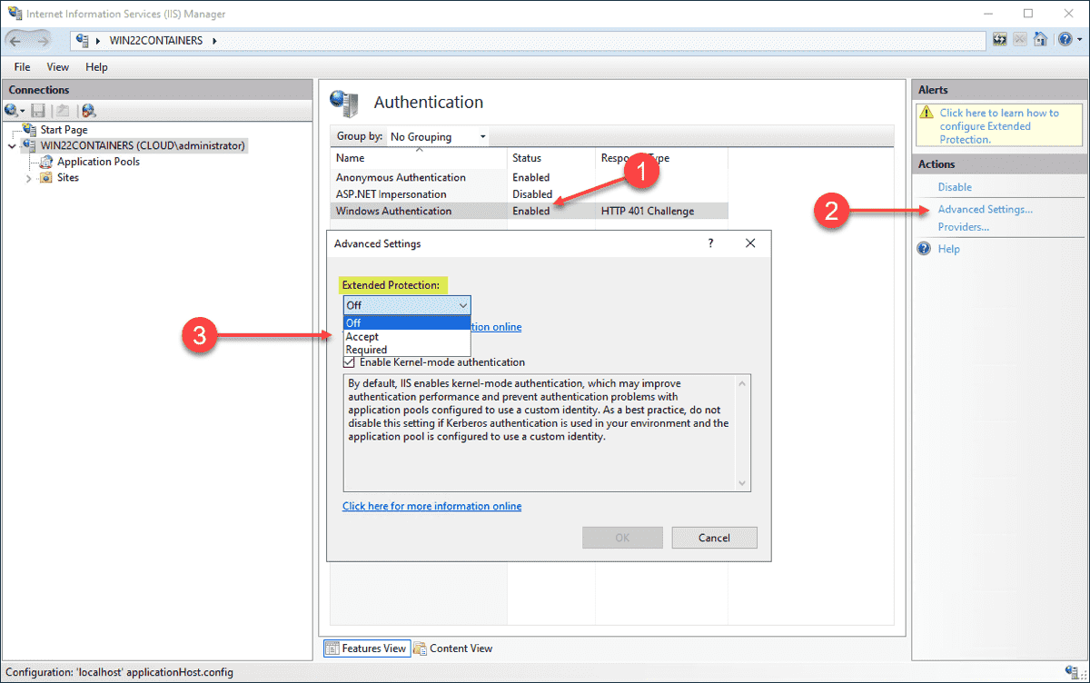 IIS and Exchange Server security with Windows Extended Protection (WEP