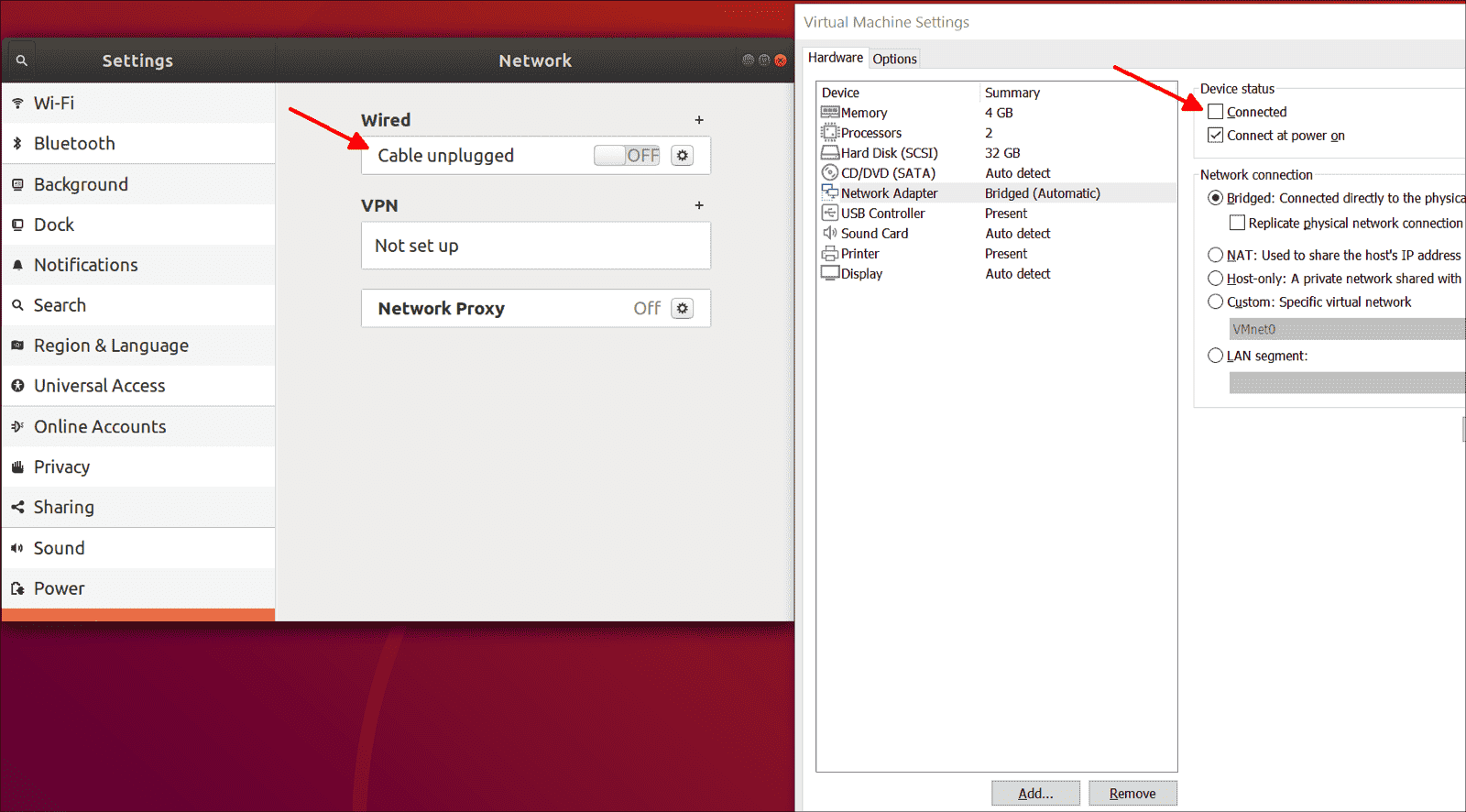Troubleshooting no network or in VMware Workstation 4sysops