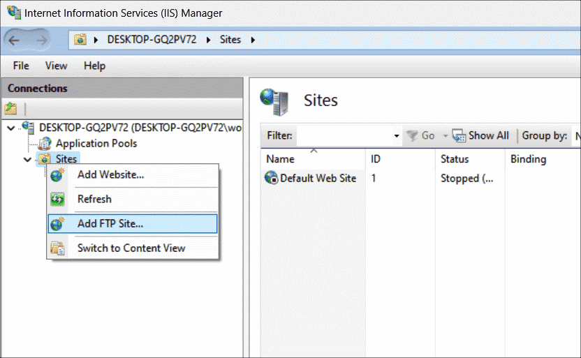 Setting up a secure FTP server (FTPS) on Windows 4sysops