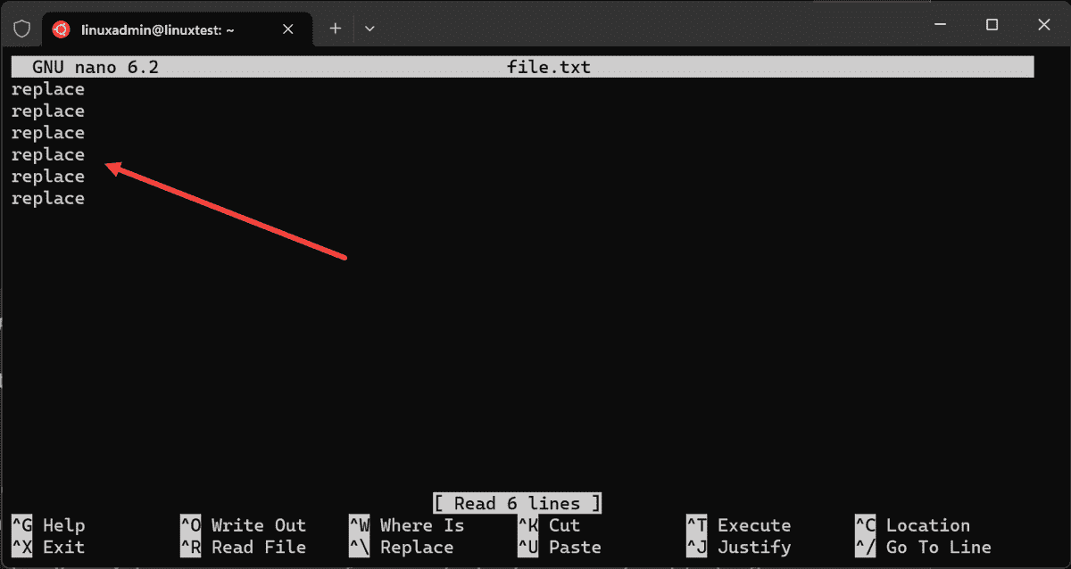 Ten sed command examples 4sysops