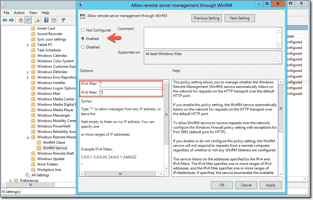 Enable PowerShell remoting 4sysops