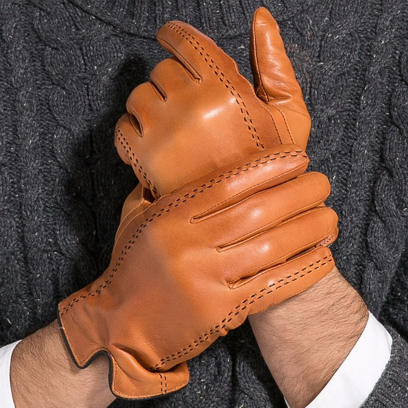 Soft Men's Leather Gloves