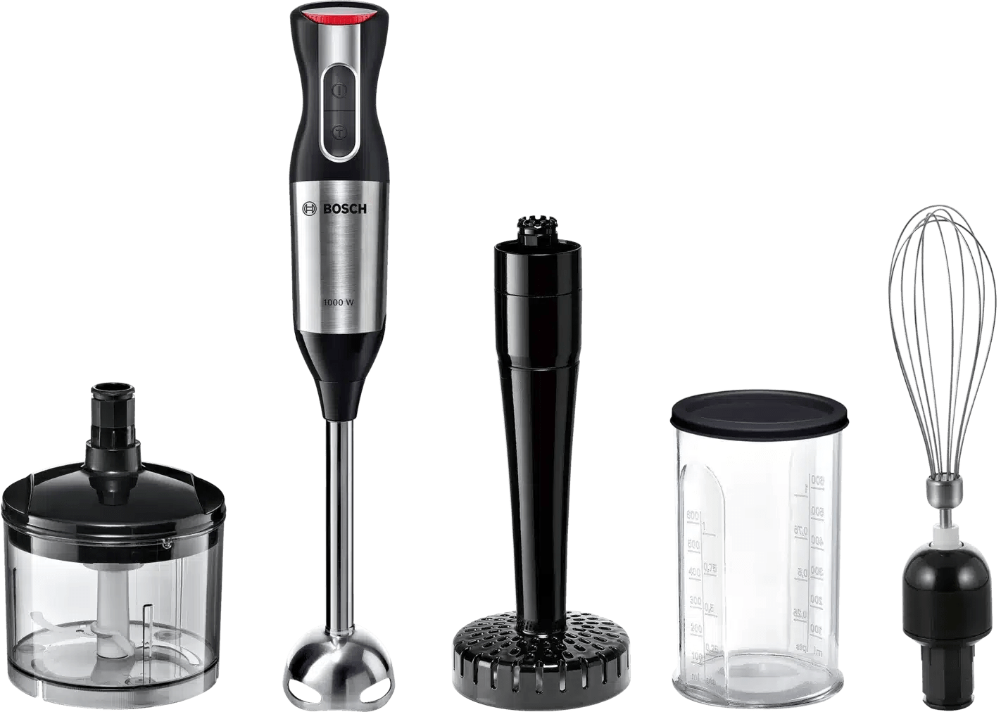 Bosch Hand blender ErgoMixx Style 1000 W Stainless steel MS6CM6155 4umart