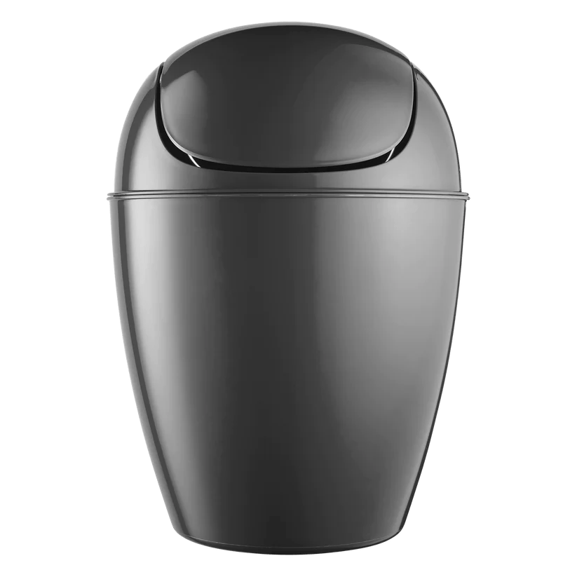 MDESIGN Tidy Casa Swing Bin 5L Gray 4umart