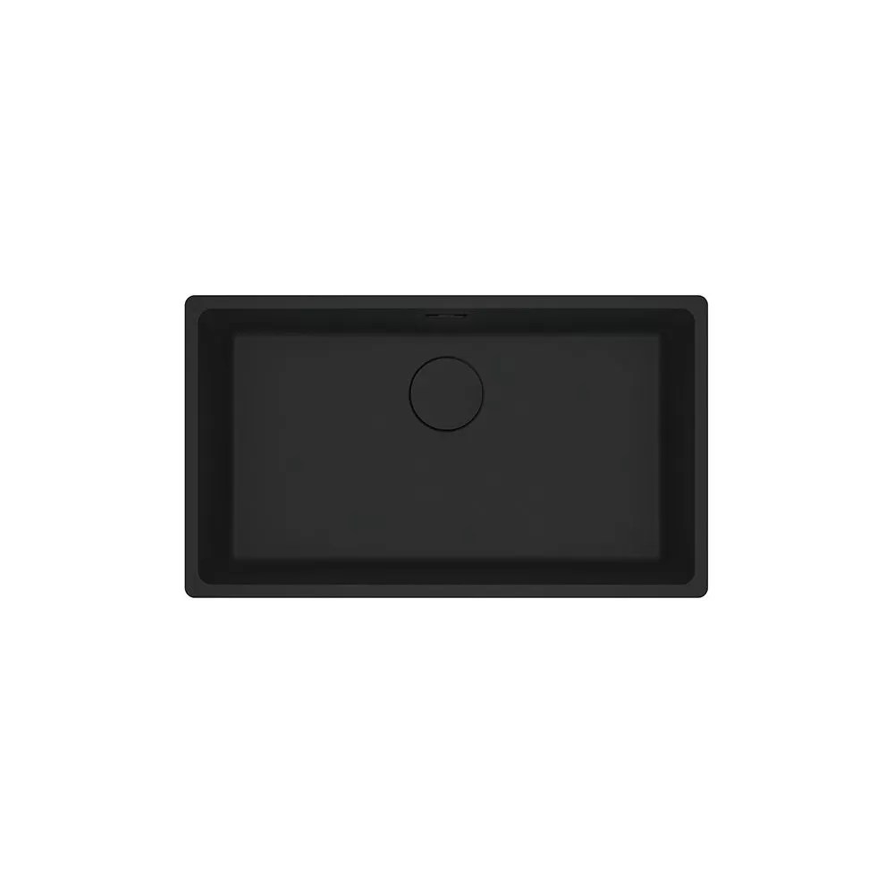 Franke Granite Kitchen Sink 44 x 76 cm Black 4umart