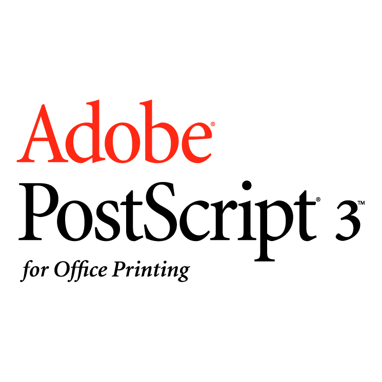 Adobe postscript 3 1 Free Vector / 4Vector