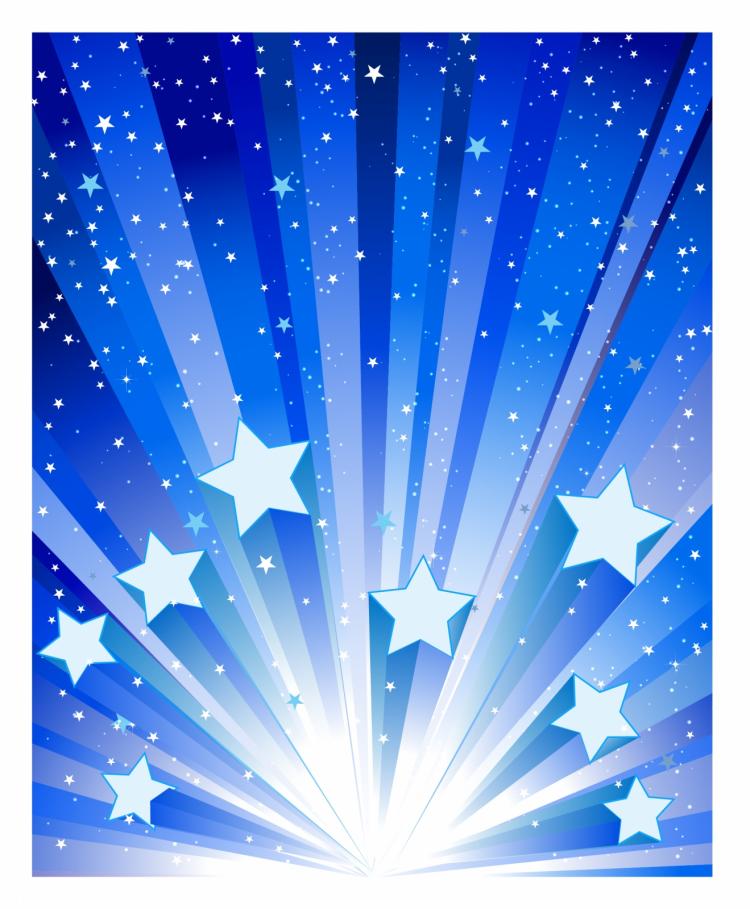 Blue star exploding background (133542) Free AI, EPS Download / 4 Vector