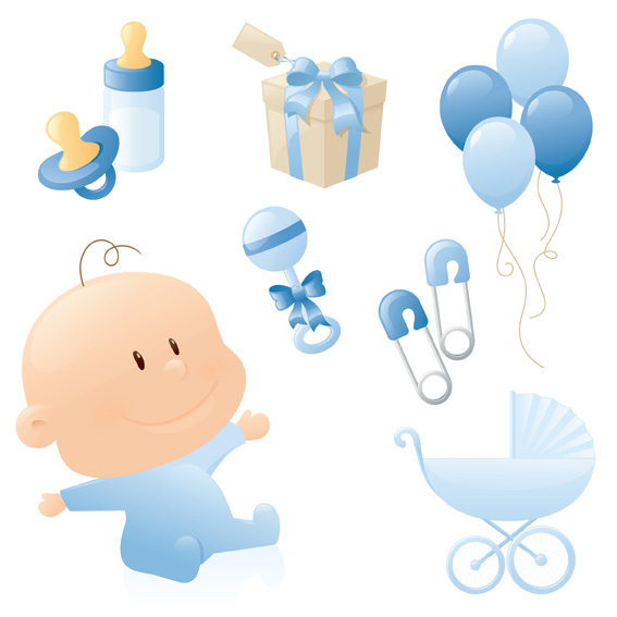 Cute baby theme (4979) Free EPS Download / 4 Vector