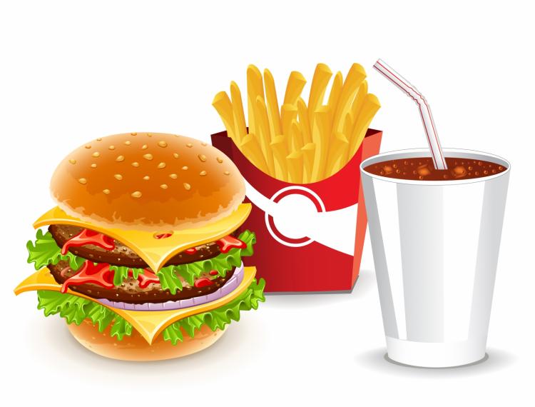 Fast food Free Vector / 4Vector