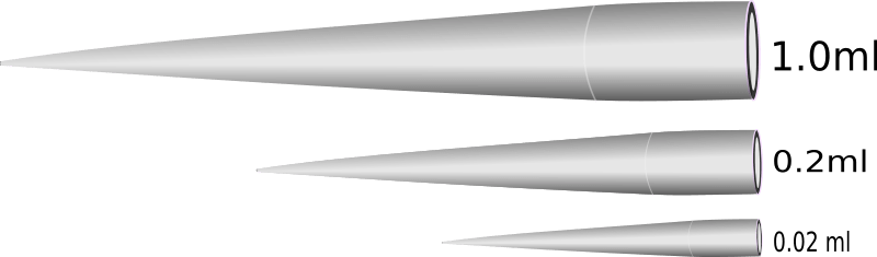 Micro pipette Tips (98999) Free SVG Download / 4 Vector