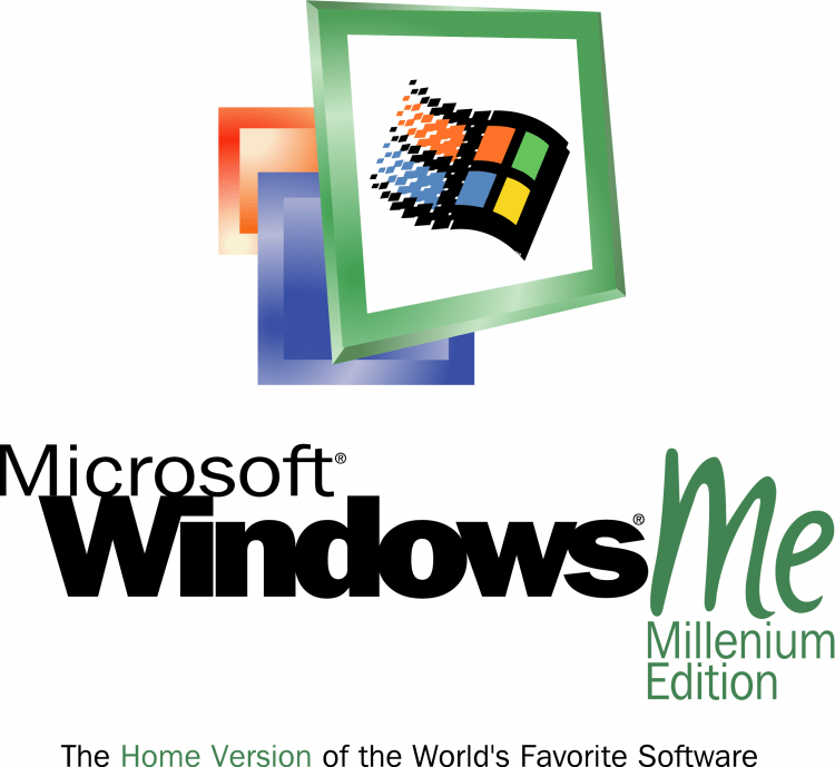 Microsoft windows millenium edition (80894) Free EPS, SVG Download / 4