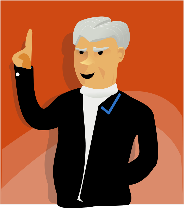 Speaking man Free Vector / 4Vector