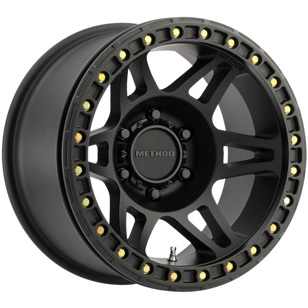 Method Race MR106 Beadlock Matte Black Wheels