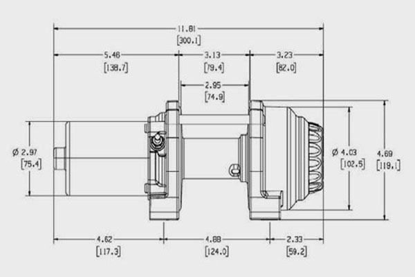 Warn Vantage 2000 ATV Winch