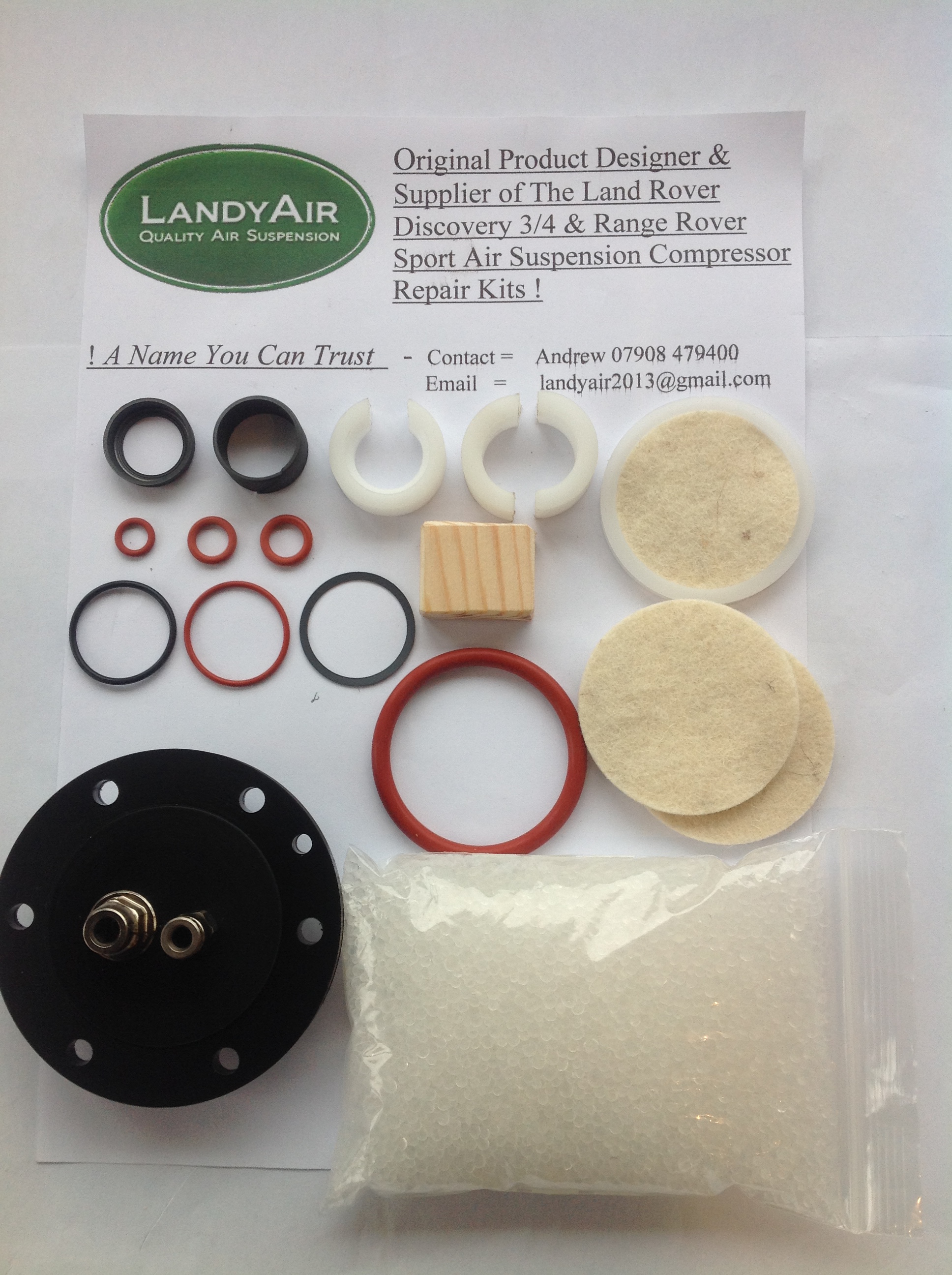 Air suspension compressor repair kit featured products