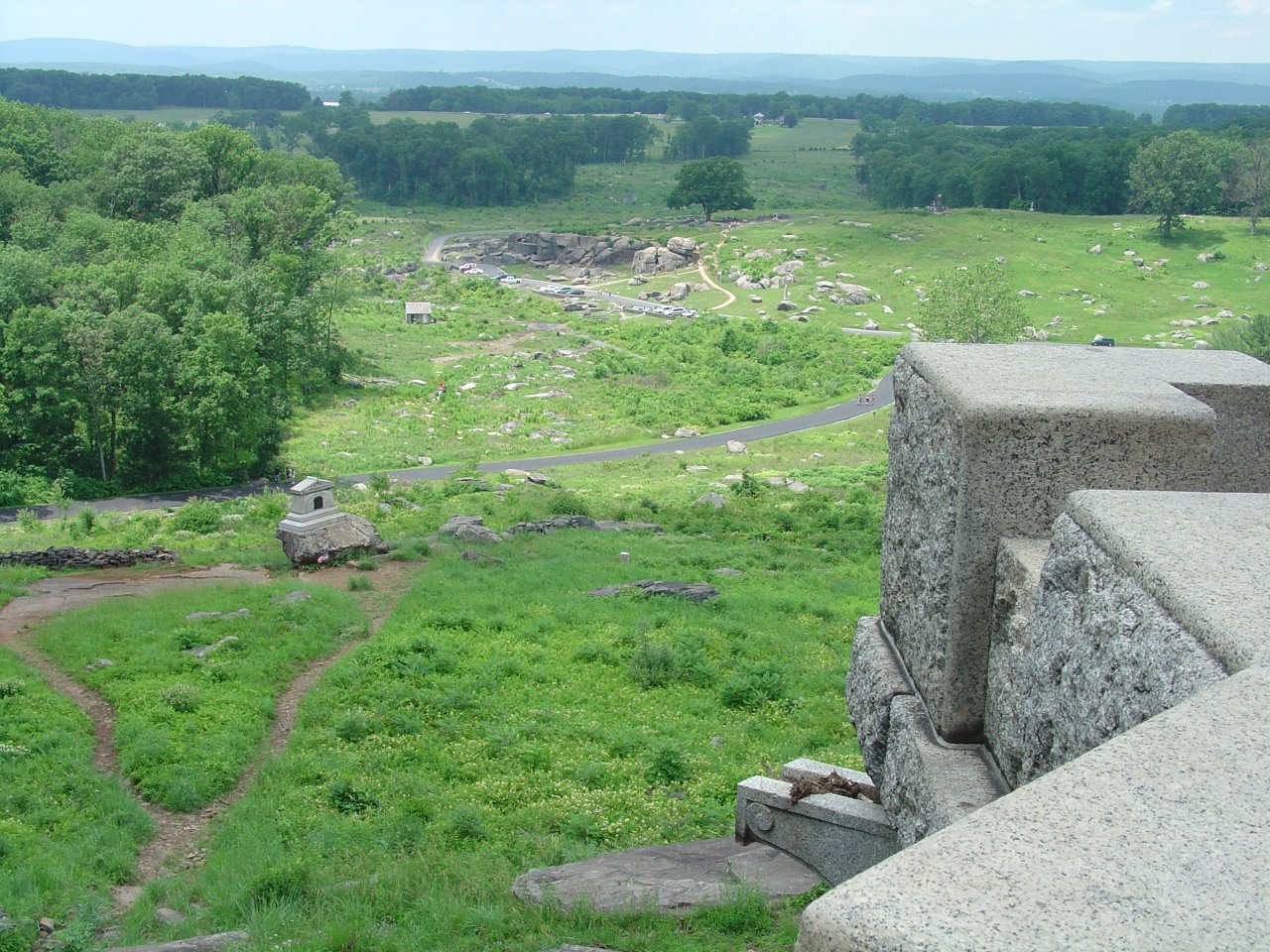 4x4 Icon View of Devil's Den from Little Round Top