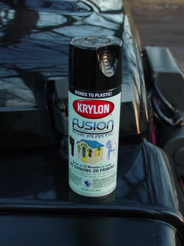 4x4 Icon Fender Flare Refinishing with Krylon Fusion for Plastic