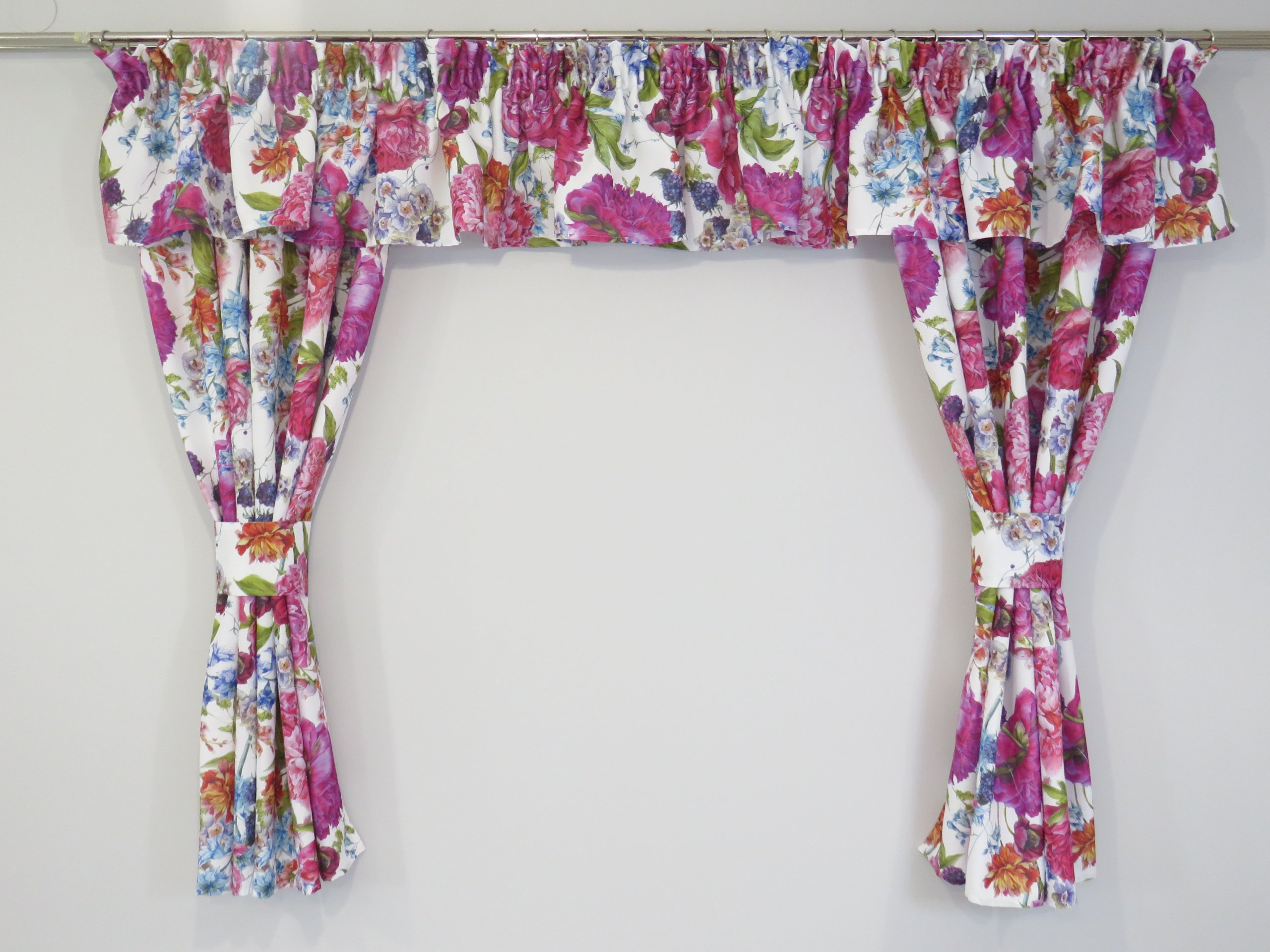 ZASŁONA GOTOWA W KWIATY 160195 7294636810 oficjalne archiwum allegro