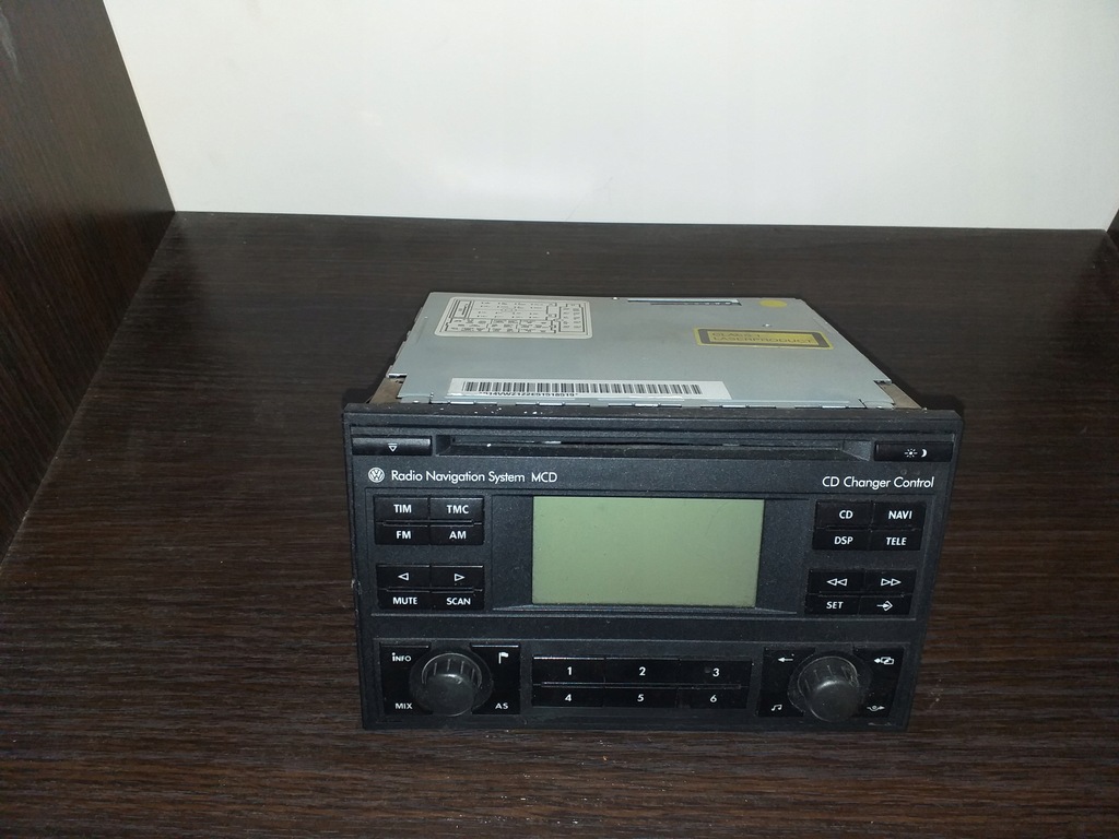 RADIO CD NAWIGACJA VW RADIO NAVIGATION SYSTEM MCD 7743579260