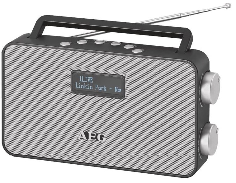 RADIO CYFROWE DAB+ RDS LCD BUDZIK AUX AEG 4153 7380481966 oficjalne archiwum Allegro