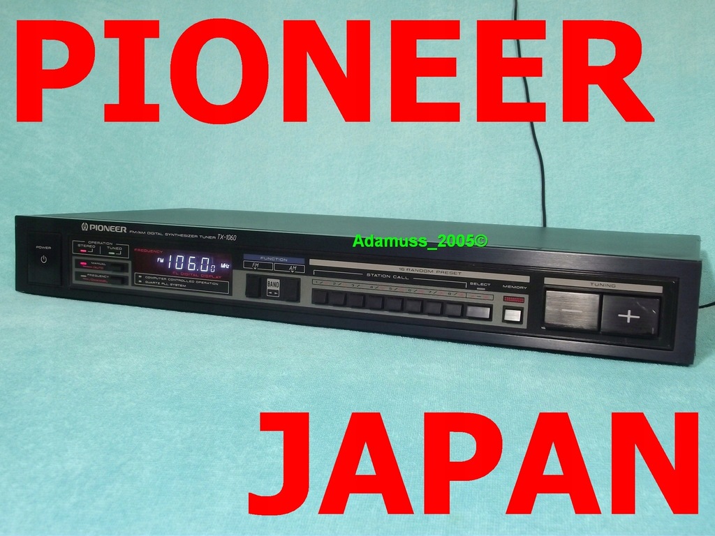 PIONEER SOLIDNY CYFROWY TUNER FM STEREO/AM JAPAN ! 7277848673