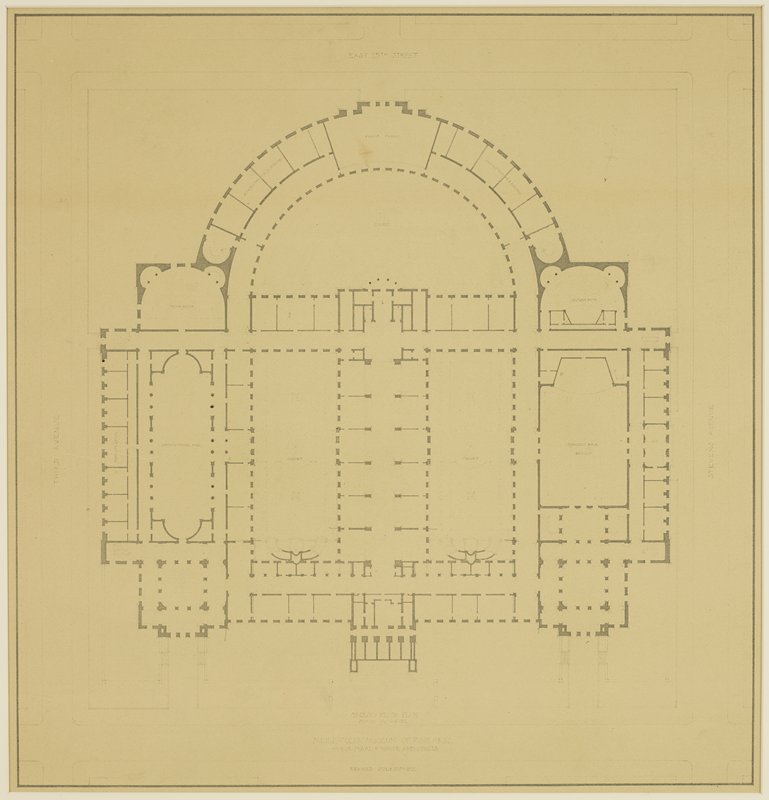 Ground Floor Plan, Minneapolis Museum of Fine Arts (Minneapolis