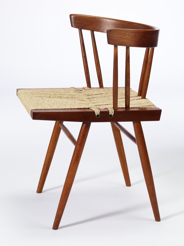 GrassSeated chair, Nakashima; Manufacturer Nakashima Mia
