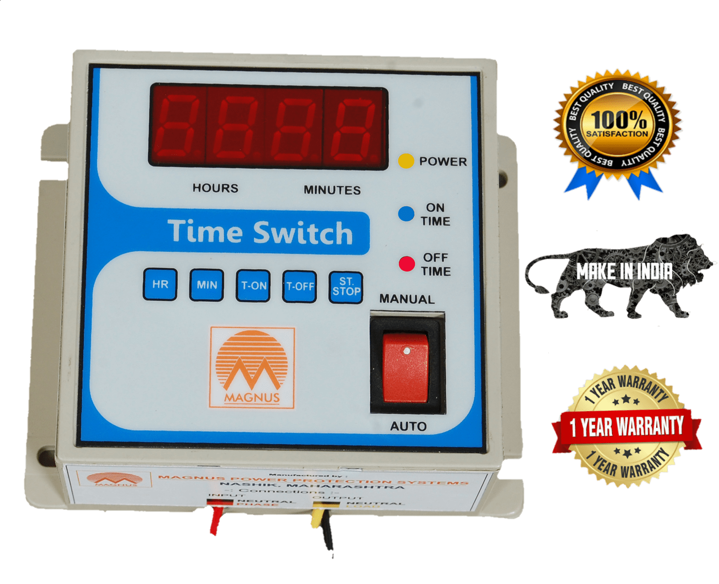 Magnus Street Light Timer, For Parking Lights,Street Lights, 230v, ID 15059902033