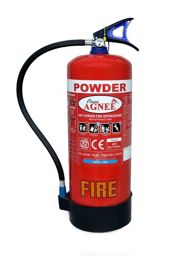 Agni A B C Dry Powder Type Abc Fire Extinguisher, Capacity 6 kg, ID