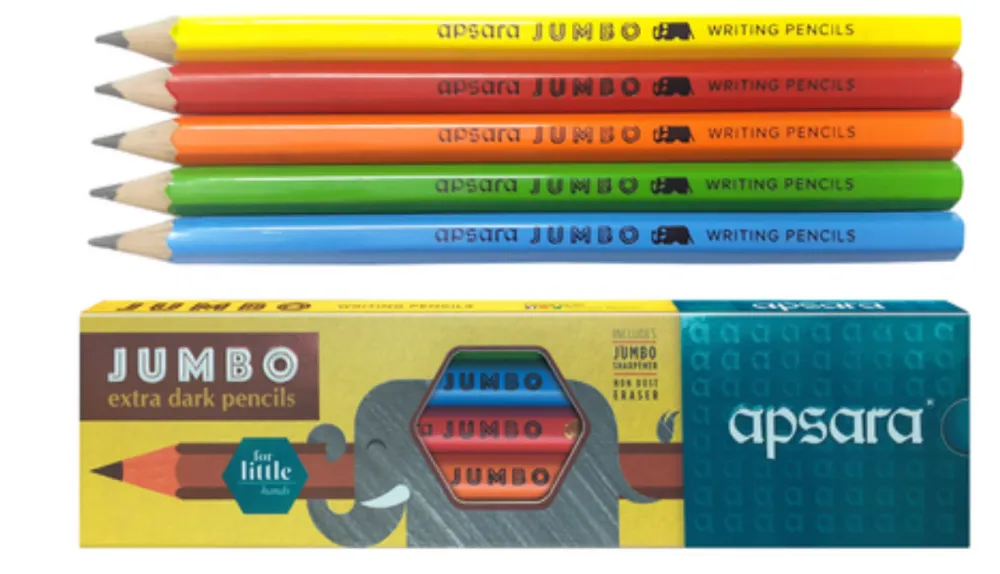 Multicolor Apsara Jumbo Writing Pencil at best price in Surat ID