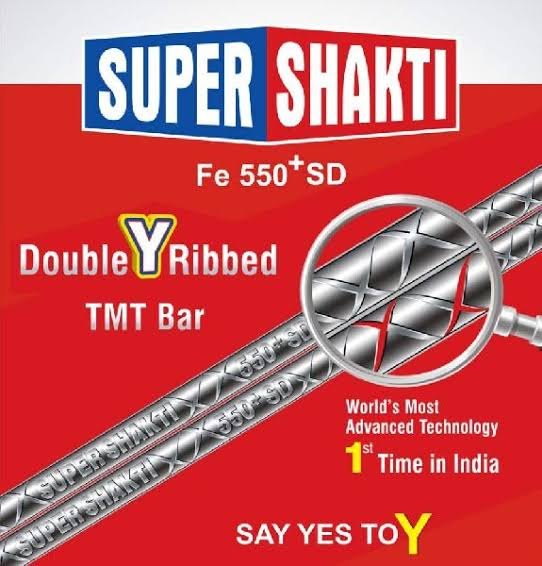 Mild Steel 12mm Super Shakti Tmt Bars, 12, Grade Fe 550, Rs 42000