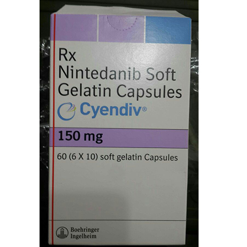 Nintedanib Soft Gelatin Capsules at Rs 95000/box Soft Gelatin