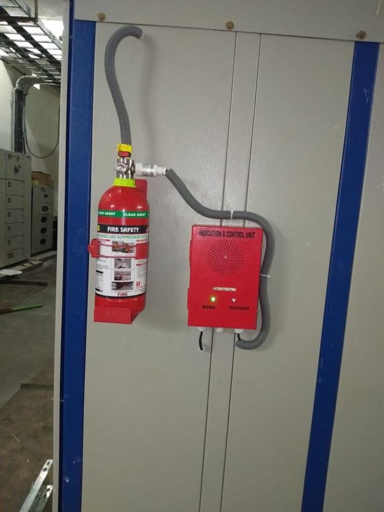 Carbon Steel C Fire Trace Tube Base Fire Suppression System, For