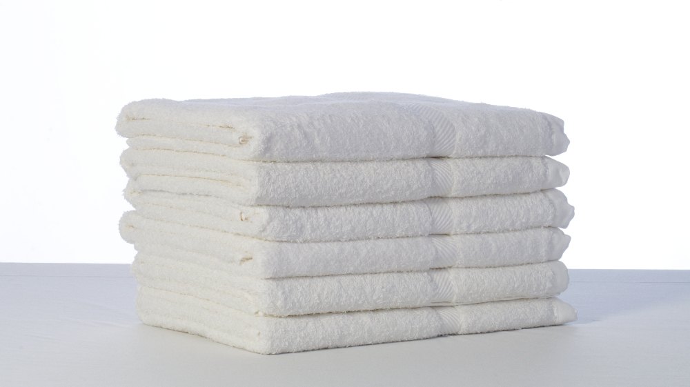 White Plain Bath Towels, Size 30" X 60", Rs 175 /piece Srisa