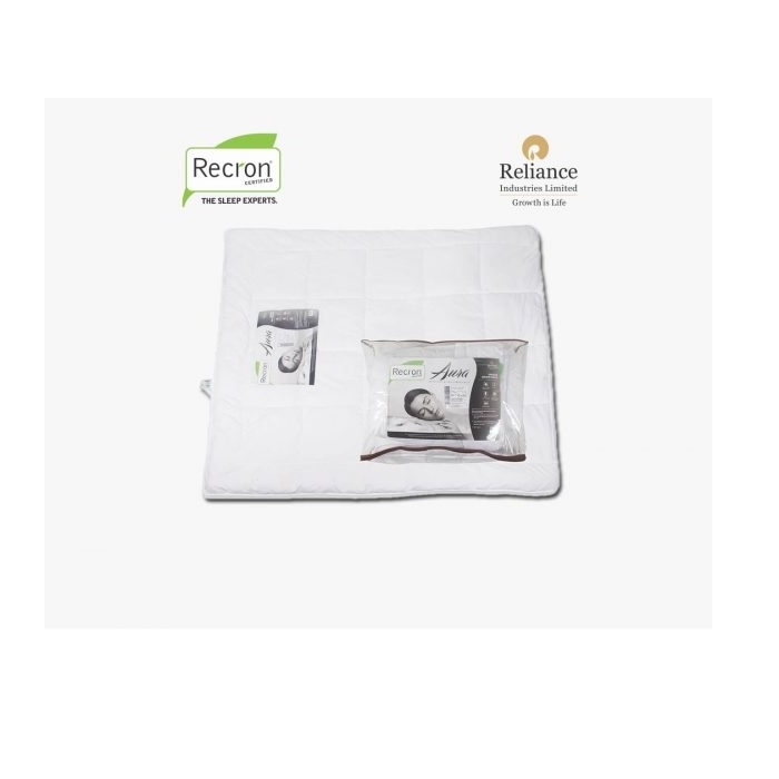 Recron 350 GSM Aura Quilts, Recron Ensconced in Comfort Bedsheets