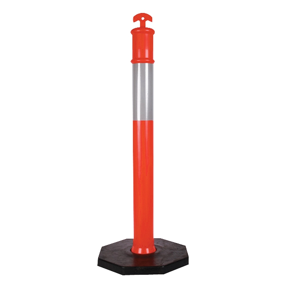 Orange PVC Road Safety Bollards, Source India Shoes ID 19385024097